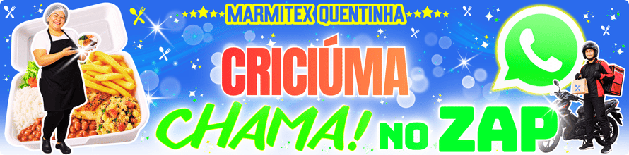 marmita perto em Criciúma com delivery e pedido por whatsapp
