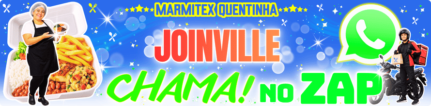 marmita perto em Joinville com delivery e pedido por whatsapp