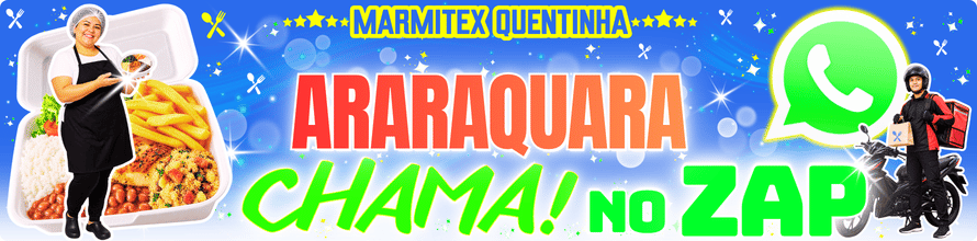 marmitex perto em Araraquara com delivery e pedido por whatsapp