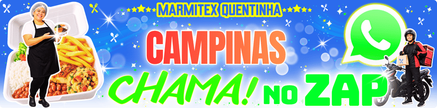 marmitex perto em Campinas com delivery e pedido por whatsapp