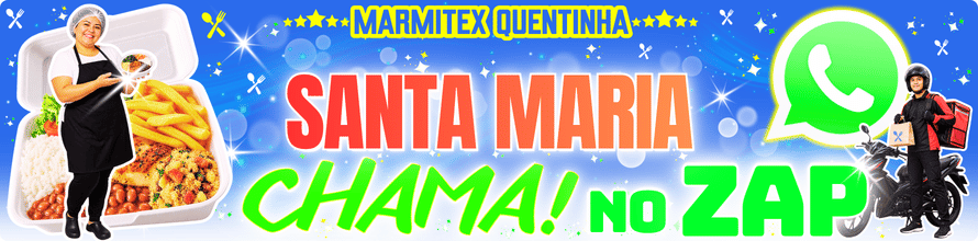 marmitex perto em Santa Maria com delivery e pedido por whatsapp