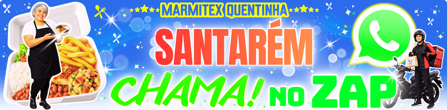 marmitex perto em Santarém com delivery e pedido por whatsapp