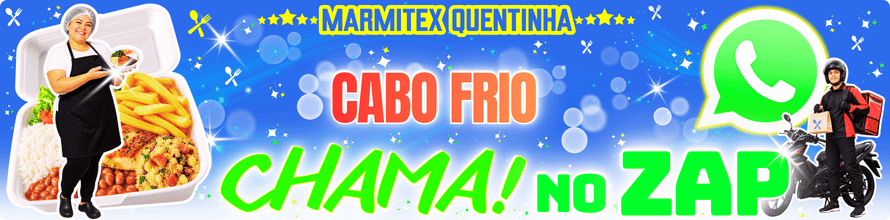 quentinha perto em Cabo Frio com delivery e pedido por whatsapp